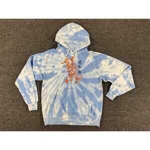 Artist Union Jacket Adult Medium Blue Hoodie Tie Dye Pullover Japan Blossom mens